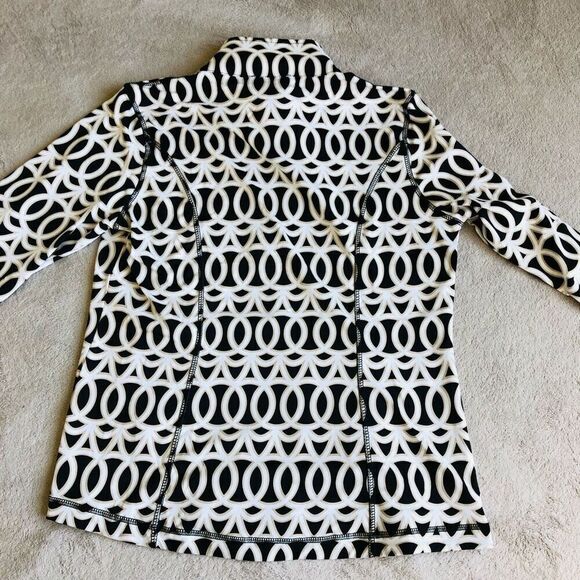 NWOT Anthony’s Resort Wear Interlocking Circles UPF50 Full Zip Long sleeved Jack - Picture 13 of 15